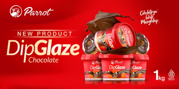 Parrot DipGlaze Chocolate: Cokelat Mengilap untuk Hasil Lebih Profesional